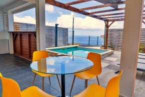Villa Bon manjé cosy, piscine privative & vue Mer